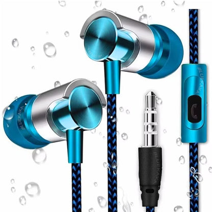 3.5mm Wired In-Ear Earphones Noise Cancellation HiFi Stereo Sports Gaming Music Headphones With Mic Headset For Phone MP3 MP4