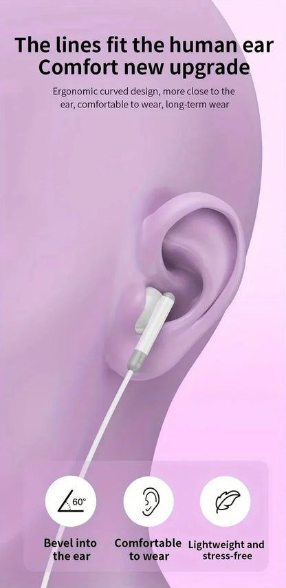Original Wired Earphones For iPhone 17 16 15 Pro Max In-Ear Earbuds 14 13 12 Headphones For Samsung Xiaomi Headsets Accessories