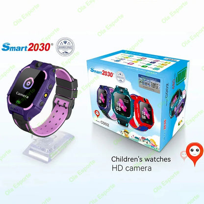 Kids Smart Watch 2G SOS GPS Location Sim Card Call Smart Watch Camera Waterproof Watch Gift For Ios Android Children Gifts 2025