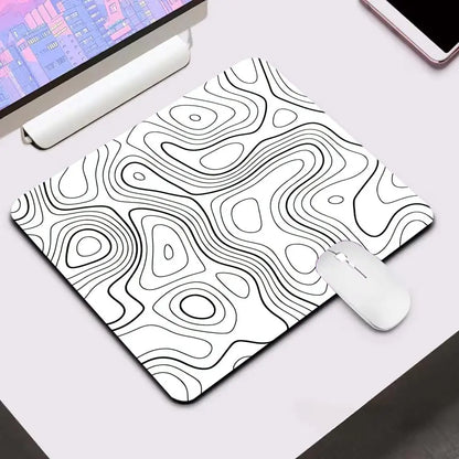 Fluid Mouse Pad 22X18 40X45 Square Computer Accessories Office Game Table Mats Rubber Anti-slip Mousepads Small Decor Desk Pads