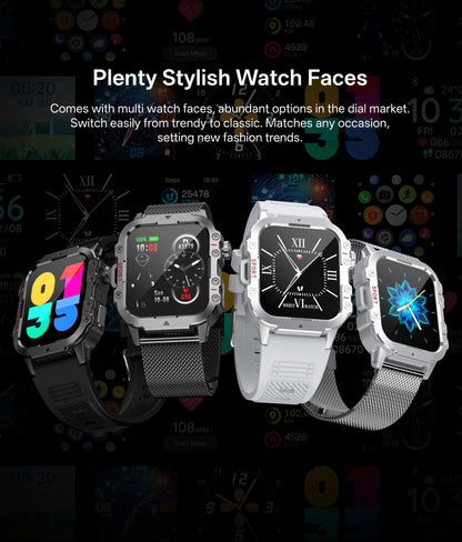2024 Smart Watch Android Phone 1.44'' Inch Color Screen Bluetooth Call Blood Oxygen/Pressure Monitoring Smart Watch Women Men