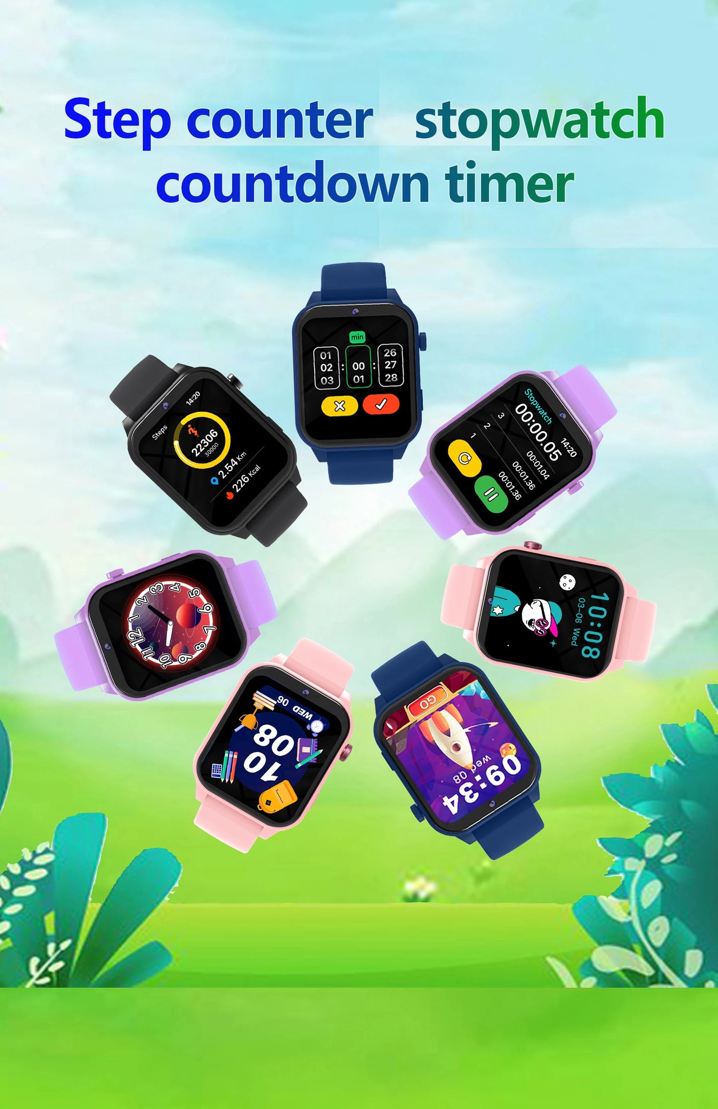 SIMSONLAB New Camera Smart Watch For Kids Games HD Touch Screen Sleep Monitor Flashlight Alarm Clock Partner Birthday Gift Boy
