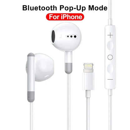 Original Wired Earphones For iPhone 17 16 15 Pro Max In-Ear Earbuds 14 13 12 Headphones For Samsung Xiaomi Headsets Accessories