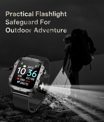 2024 Smart Watch Android Phone 1.44'' Inch Color Screen Bluetooth Call Blood Oxygen/Pressure Monitoring Smart Watch Women Men