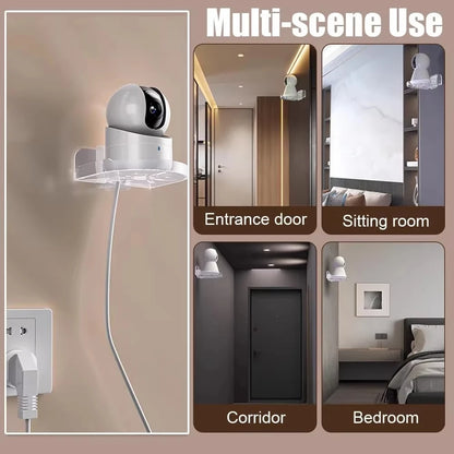 Camera Holders Wall-Mounted Monitoring Head Support Household Universal Wall Hanger Living Room Racks Tray Home Storage Holders