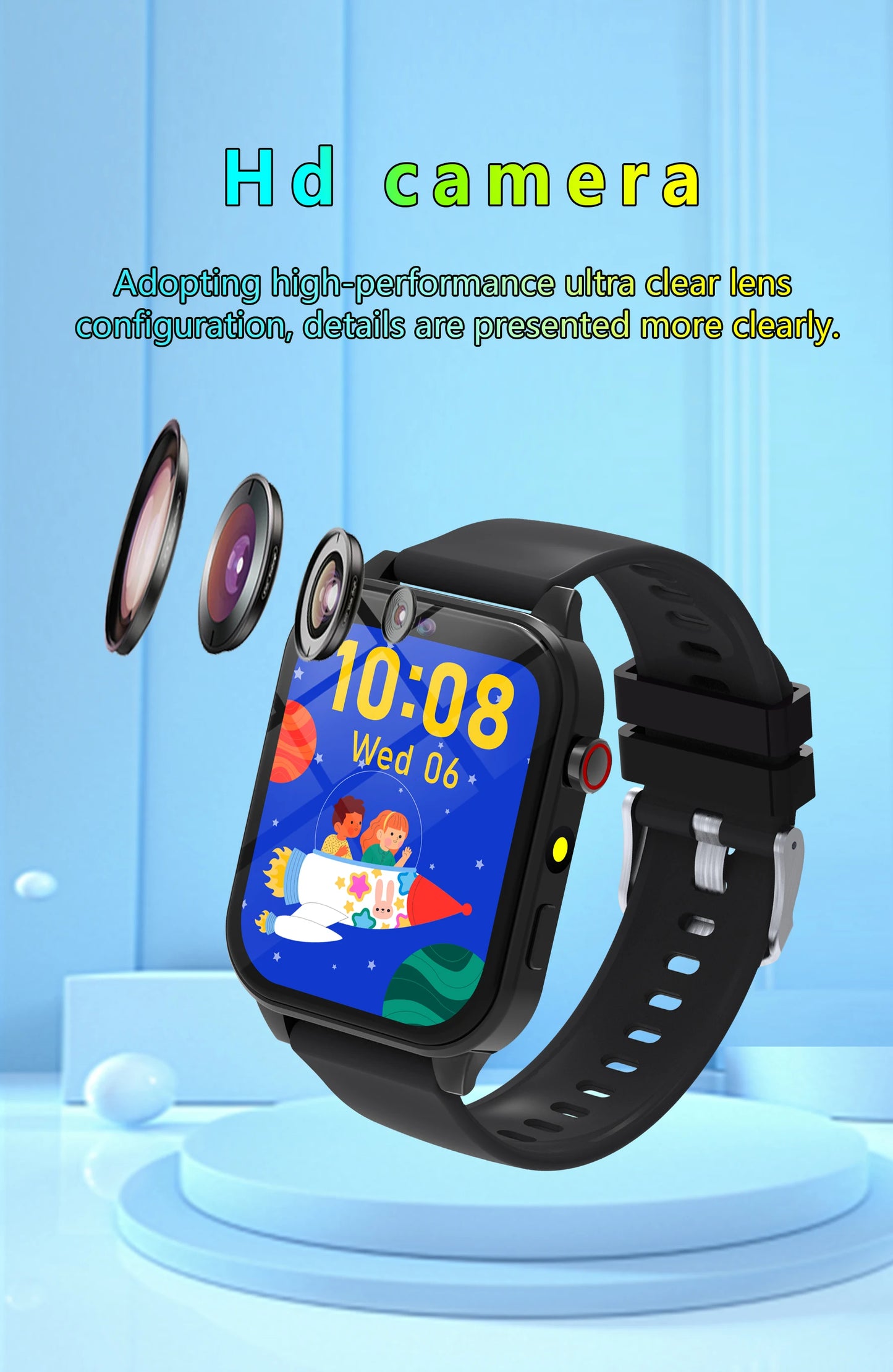 SIMSONLAB New Camera Smart Watch For Kids Games HD Touch Screen Sleep Monitor Flashlight Alarm Clock Partner Birthday Gift Boy