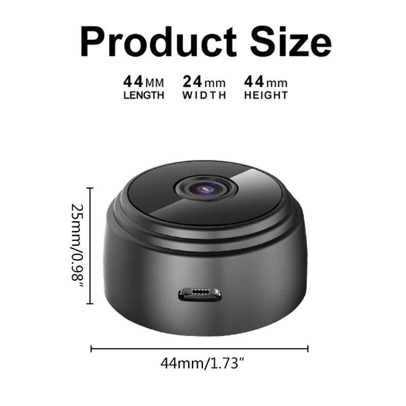 Mini Camera WiFi 1080P Magnetic Network Security Camera Video Smart Home Mini Camera for Surveillance with Battery
