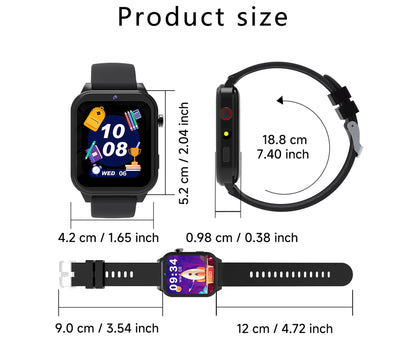 SIMSONLAB New Camera Smart Watch For Kids Games HD Touch Screen Sleep Monitor Flashlight Alarm Clock Partner Birthday Gift Boy