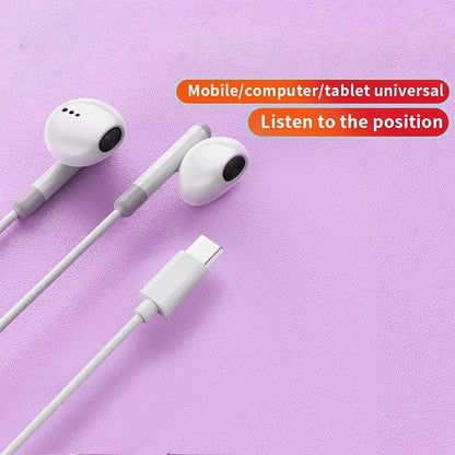 Original Wired Earphones For iPhone 17 16 15 Pro Max In-Ear Earbuds 14 13 12 Headphones For Samsung Xiaomi Headsets Accessories