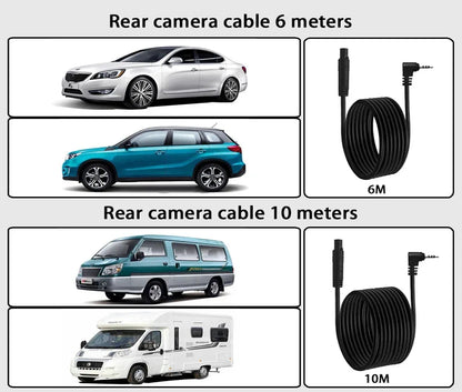 11.26" UHD 4K 2160P Car Dvr GPS WIFI Mirror Dash Cam Dual Lens Dashcam IPS Screen Camera Drive Recorder Stream RearView Mirror