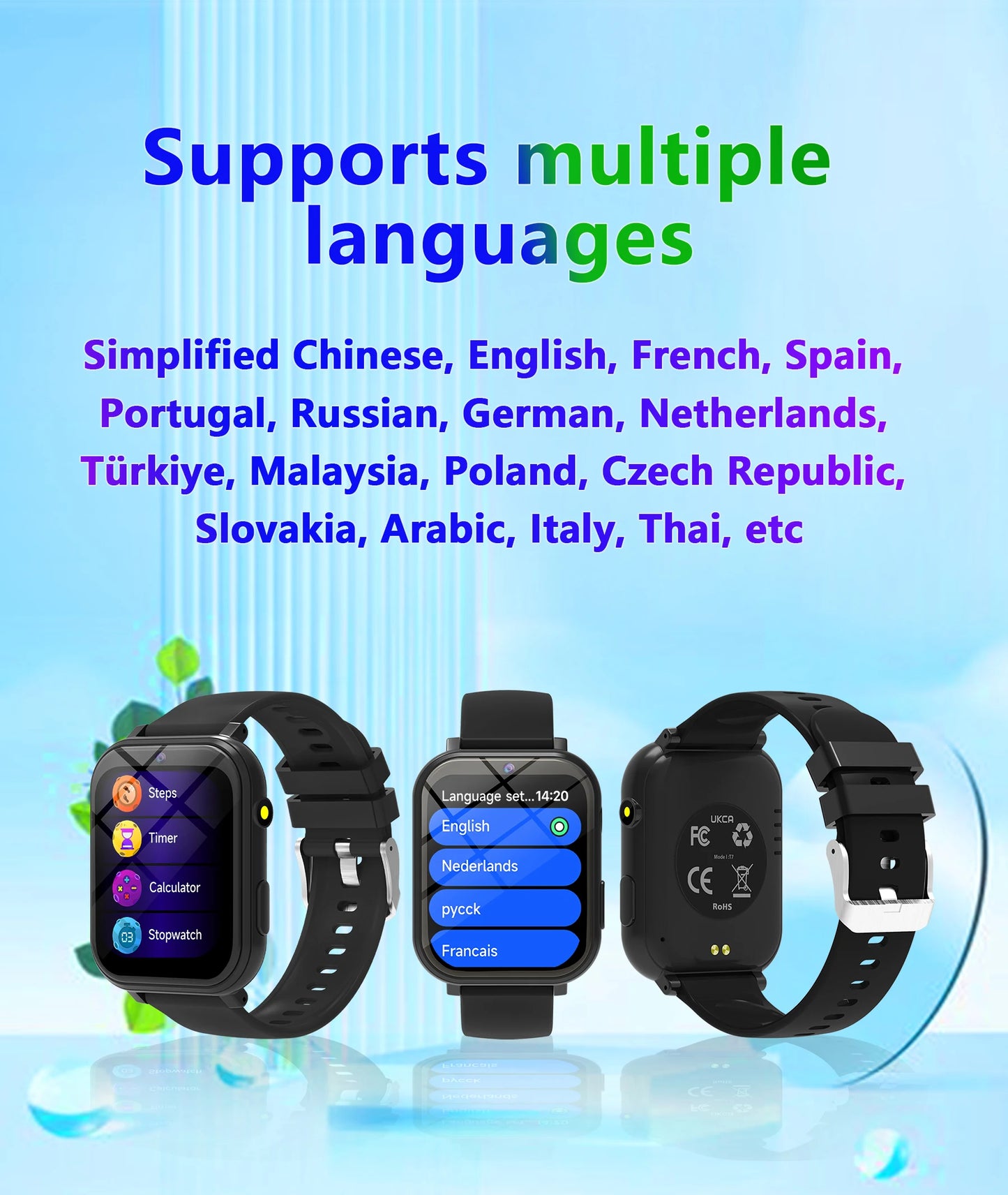New Fashion Smart Watch For Children Games HD Screen Camera Flashlight Sleep Monitor Alarm Kids Birthday Holiday Gift Boy Girl