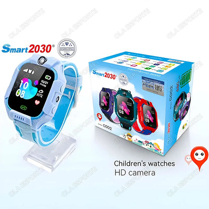 Kids Smart Watch 2G SOS GPS Location Sim Card Call Smart Watch Camera Waterproof Watch Gift For Ios Android Children Gifts 2025
