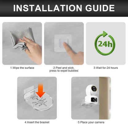 Camera Holders Wall-Mounted Monitoring Head Support Household Universal Wall Hanger Living Room Racks Tray Home Storage Holders
