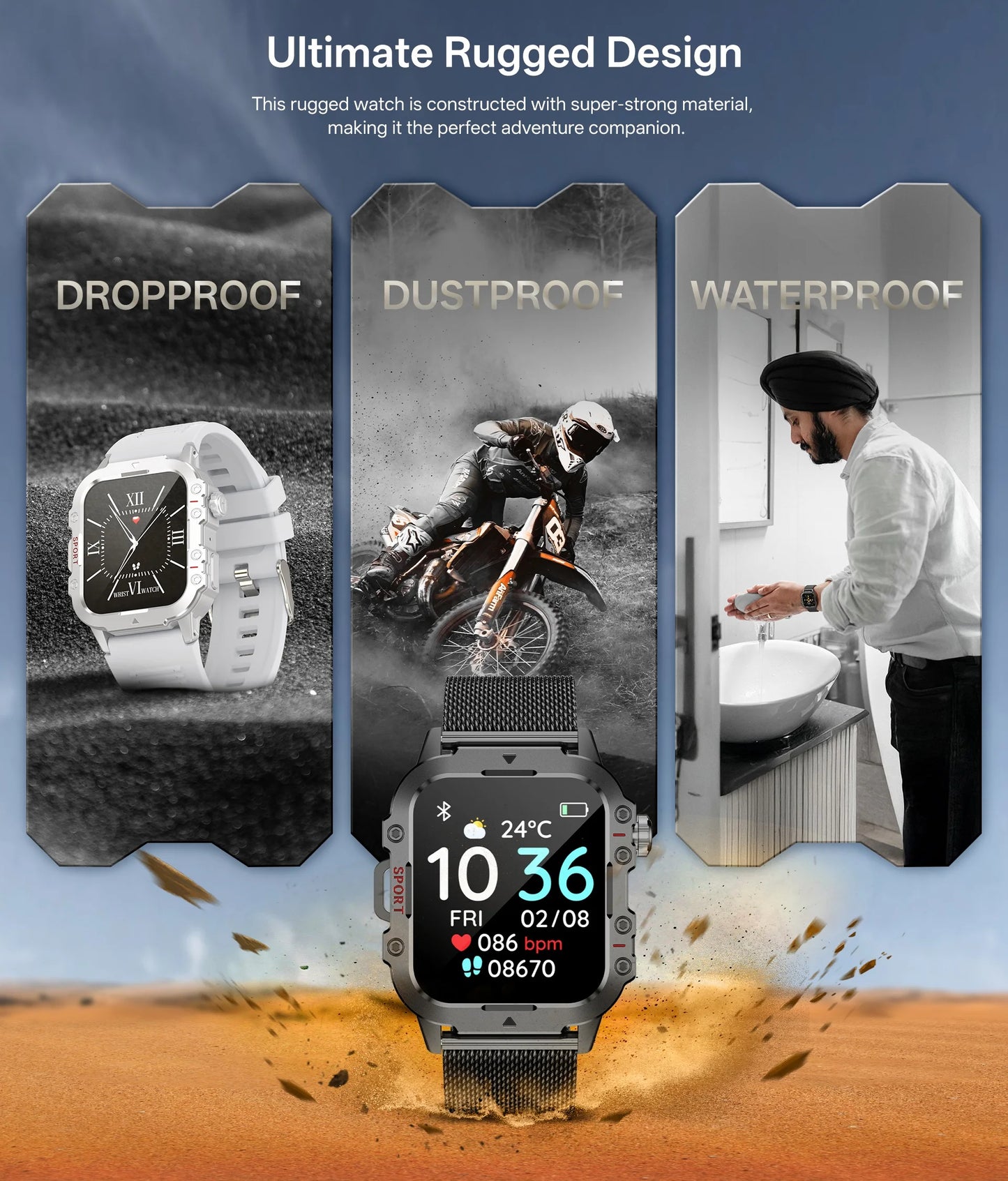 2024 Smart Watch Android Phone 1.44'' Inch Color Screen Bluetooth Call Blood Oxygen/Pressure Monitoring Smart Watch Women Men