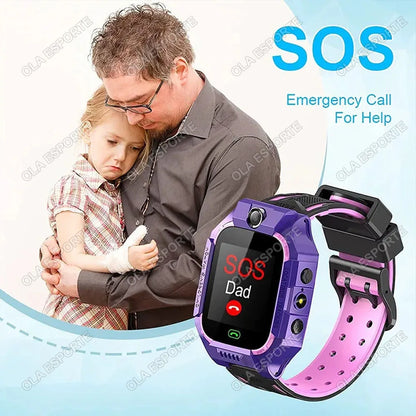Kids Smart Watch 2G SOS GPS Location Sim Card Call Smart Watch Camera Waterproof Watch Gift For Ios Android Children Gifts 2025
