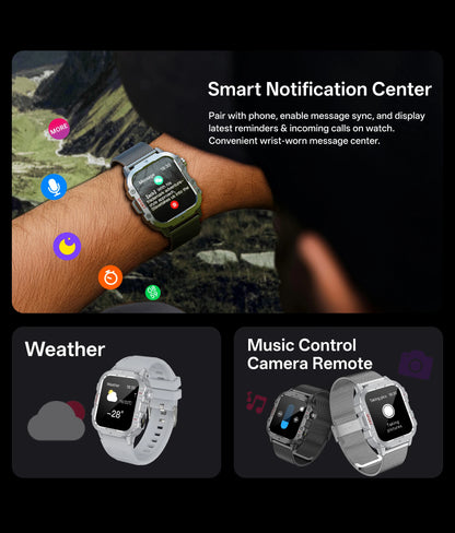 2024 Smart Watch Android Phone 1.44'' Inch Color Screen Bluetooth Call Blood Oxygen/Pressure Monitoring Smart Watch Women Men
