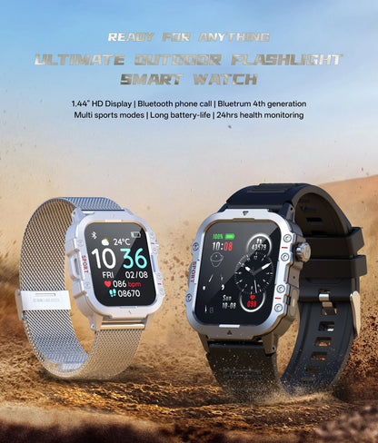 2024 Smart Watch Android Phone 1.44'' Inch Color Screen Bluetooth Call Blood Oxygen/Pressure Monitoring Smart Watch Women Men