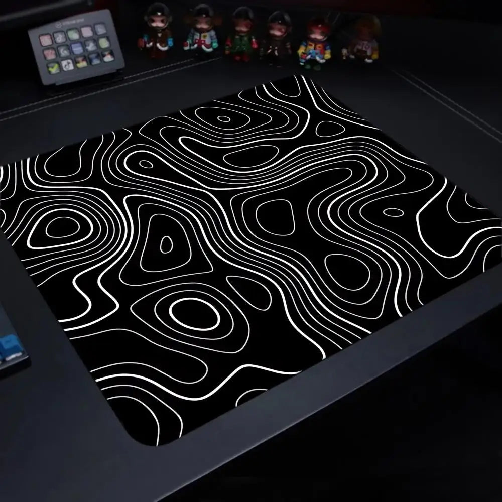 Fluid Mouse Pad 22X18 40X45 Square Computer Accessories Office Game Table Mats Rubber Anti-slip Mousepads Small Decor Desk Pads