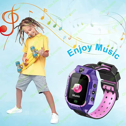 Kids Smart Watch 2G SOS GPS Location Sim Card Call Smart Watch Camera Waterproof Watch Gift For Ios Android Children Gifts 2025