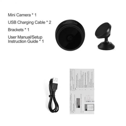 Mini Camera WiFi 1080P Magnetic Network Security Camera Video Smart Home Mini Camera for Surveillance with Battery