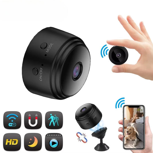 Mini Camera WiFi 1080P Magnetic Network Security Camera Video Smart Home Mini Camera for Surveillance with Battery