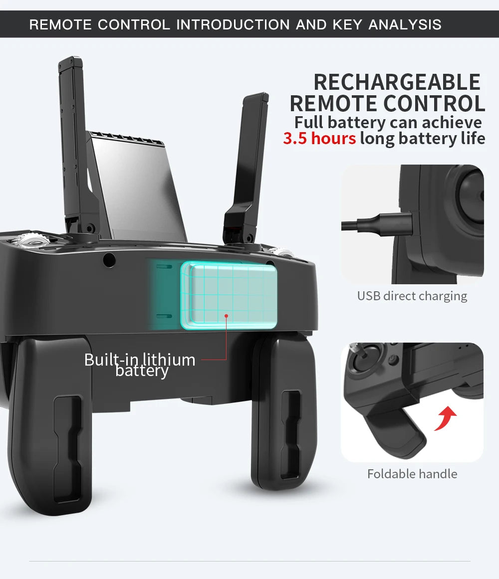 LYZRC Drone L900 Pro 4K Professional 5G GPS HD Dual Camera Photography Brushless Foldable Quadcopter RC Distance 1.2KM Rc Drones