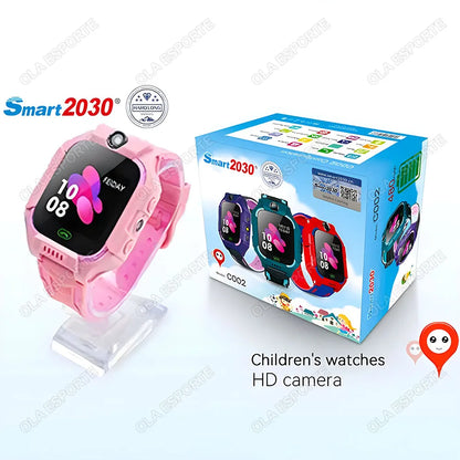 Kids Smart Watch 2G SOS GPS Location Sim Card Call Smart Watch Camera Waterproof Watch Gift For Ios Android Children Gifts 2025