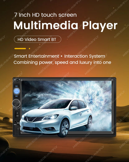 7 Inch HD Touch Screen Intelligent System Car Radio Multimedia Player For Universal Autoradio MP5 Camera TF Card Mirror Link USB