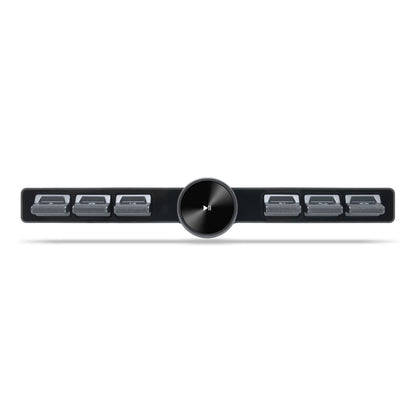 Multimedia Remote Control 7 Keys Blue LED Car Controller Volume Adjuster Phone Call Function Accessories For Navigation Player
