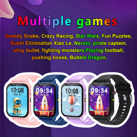 SIMSONLAB New Camera Smart Watch For Kids Games HD Touch Screen Sleep Monitor Flashlight Alarm Clock Partner Birthday Gift Boy